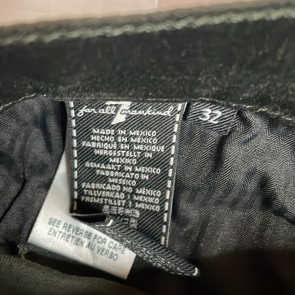 7 For All Mankind Women's Ankle Gwenevere Skinny Jeans Size 32 Evergreen Velvet - Picture 7 of 8